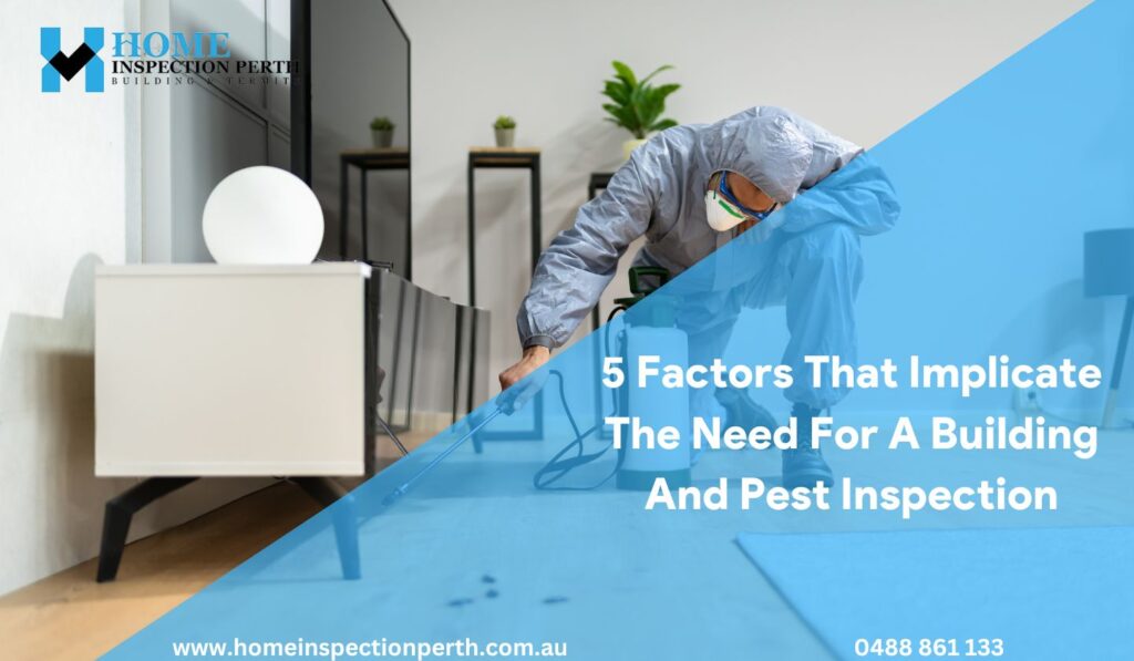 5 Factors That Implicate The Need For A Building And Pest Inspection